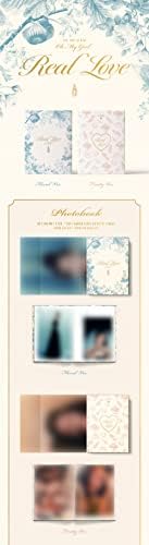 WM ENT OH OH MY GIRL - אלבום שני [Real Love] אלבום+פוסטר מקופל+סט צילום נוסף סט / k -pop אטום, 195 x 260 x 25